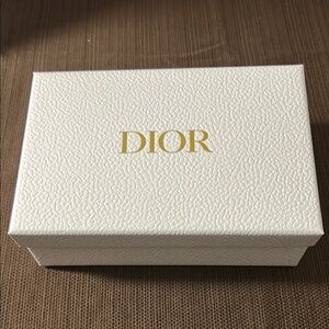 Dior Textured White Box with Gold Logo